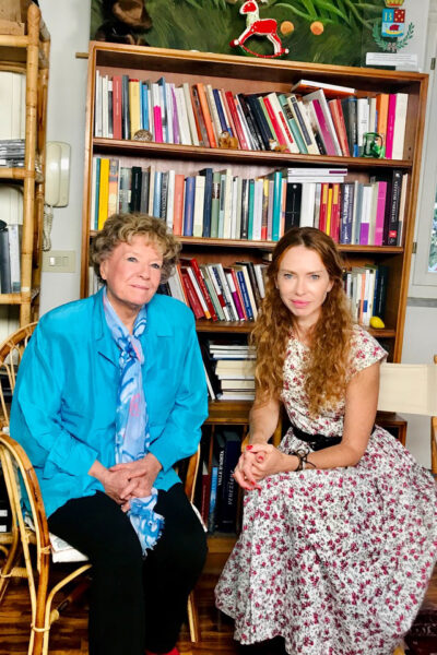 DACIA MARAINI CON YVONNE SCIO 1