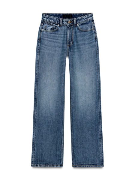 Blue Revolution: il jeans diventa manifesto di stile 4 Straight vita alta long lenght Zara E3297
