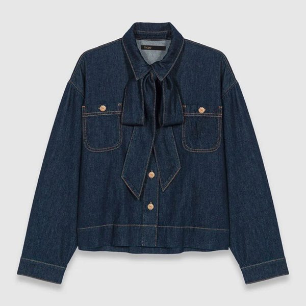 Blue Revolution: il jeans diventa manifesto di stile 23 camicia MAJE