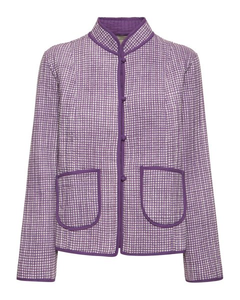 Giacca con stampa gingham Maria de la Orden E 189