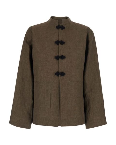 Giacca mandarino a maniche lunghe – Rohe E 555