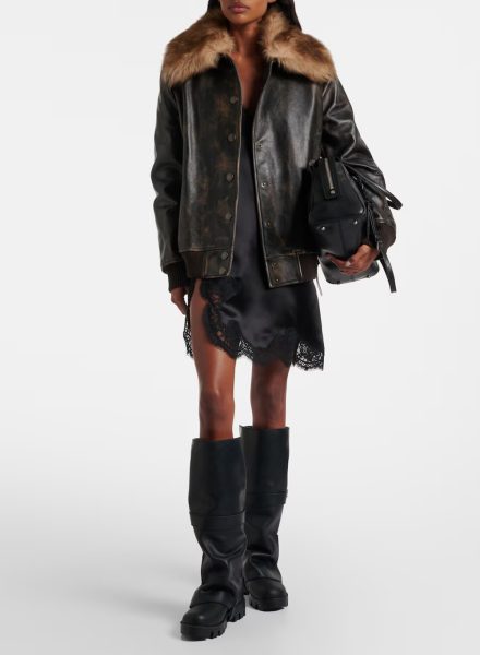 Il ritorno degli stivali: alti, texani o combat boot? La guida agli abbinamenti per ogni silhouette 15 Idea look DolceGabbana Stivali biker in pelle