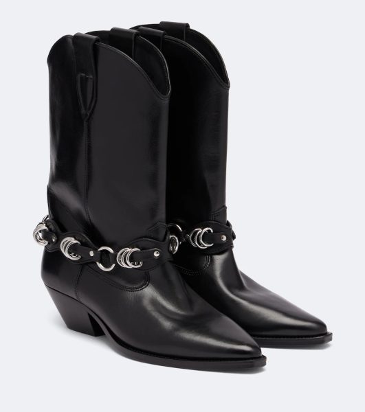 Il ritorno degli stivali: alti, texani o combat boot? La guida agli abbinamenti per ogni silhouette 11 Isabel Marant Stivali texani Duerto in pelle