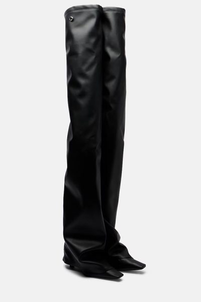 Il ritorno degli stivali: alti, texani o combat boot? La guida agli abbinamenti per ogni silhouette 4 The Attico Stivali cuissardes Robin