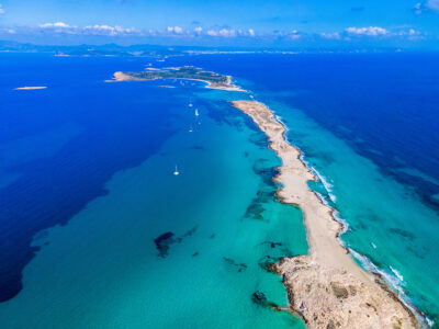Vista dall'alto, Formentera